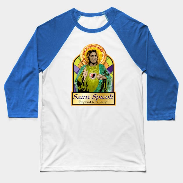 Saint Spicoli Baseball T-Shirt by Alema Art